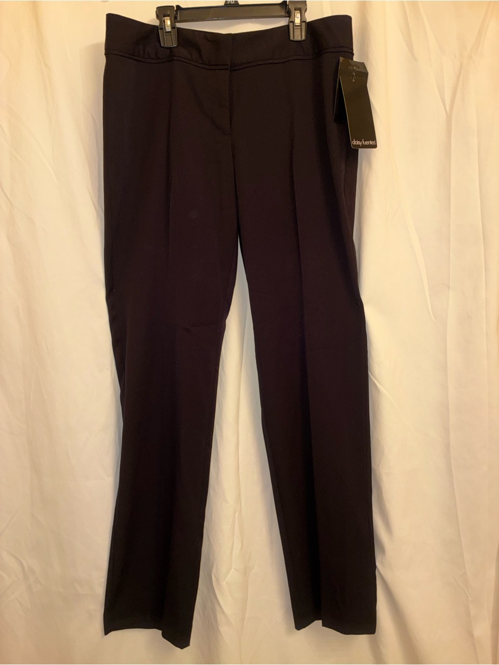 Daisy Fuentes Black Straight-Leg Ponte Pants - Picture 2 of 6